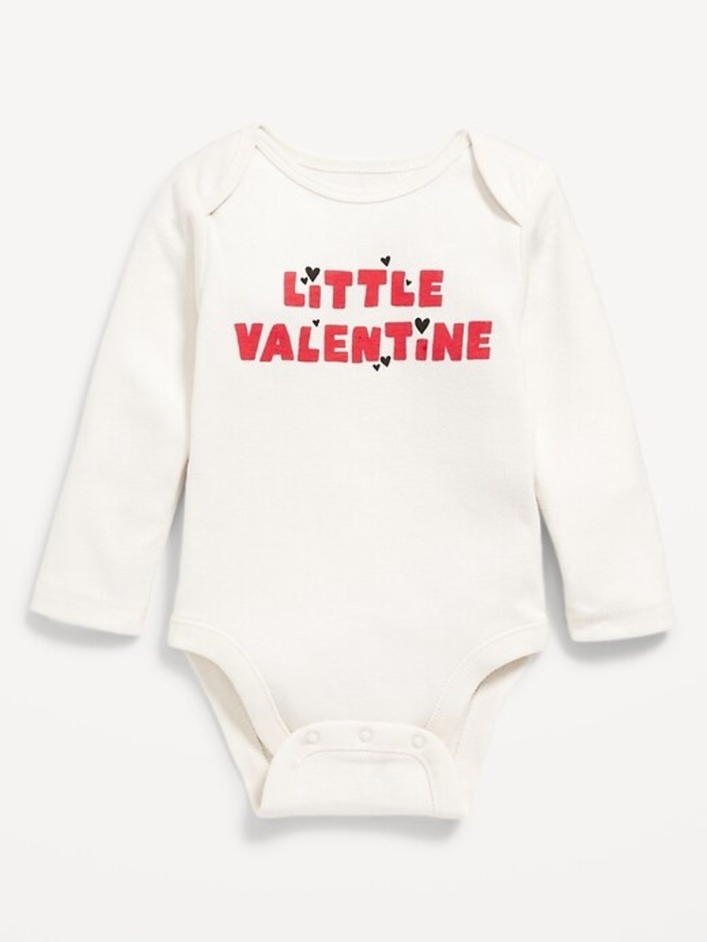 Old Navy - Unisex Long-Sleeve "Little Valentine" Graphic Bodysuit for Baby ♥️